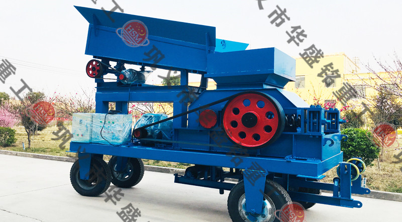 移動對輥破碎機設備，移動對輥破碎機價格多少錢一臺？